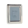 Bey Berk International Bey-Berk International SF163-11 5 x 7 in. Silver Plated Picture Frame with Easel Back; Setof 2 - 9.50 x 7.50 x 0.25 in. SF163-11